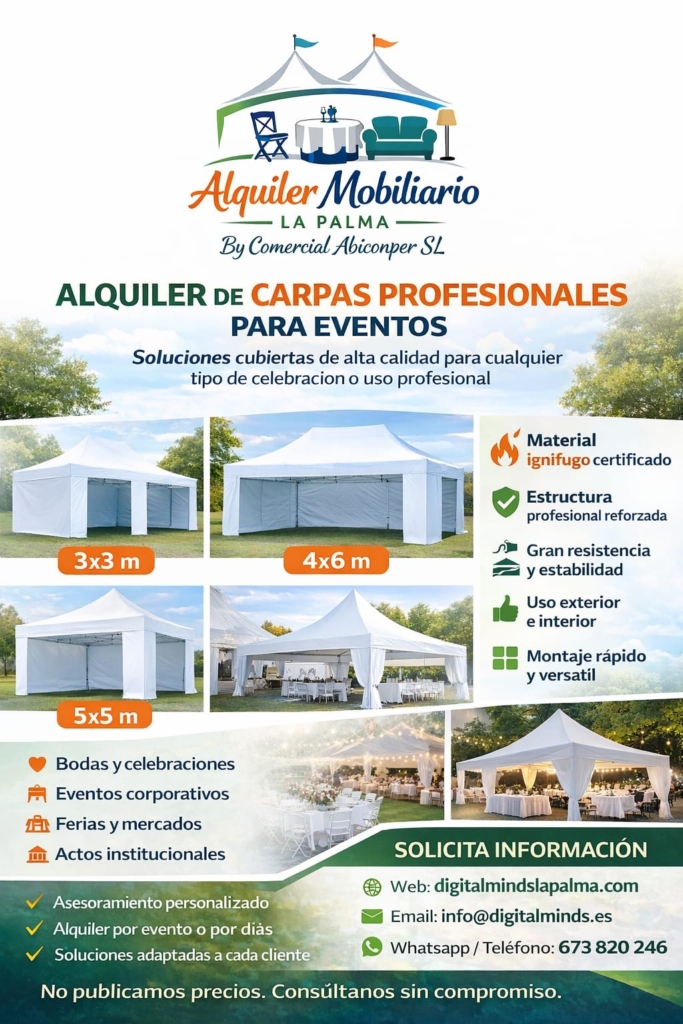 Carpas profesionales para eventos y celebraciones
