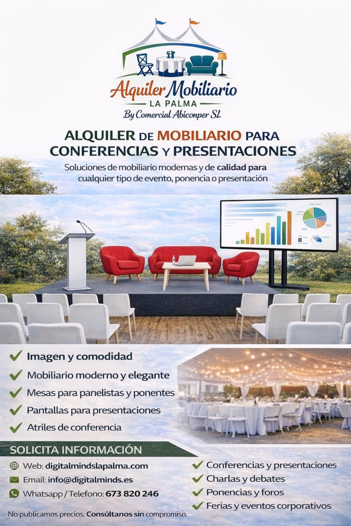 Equipamiento conferencias La Palma