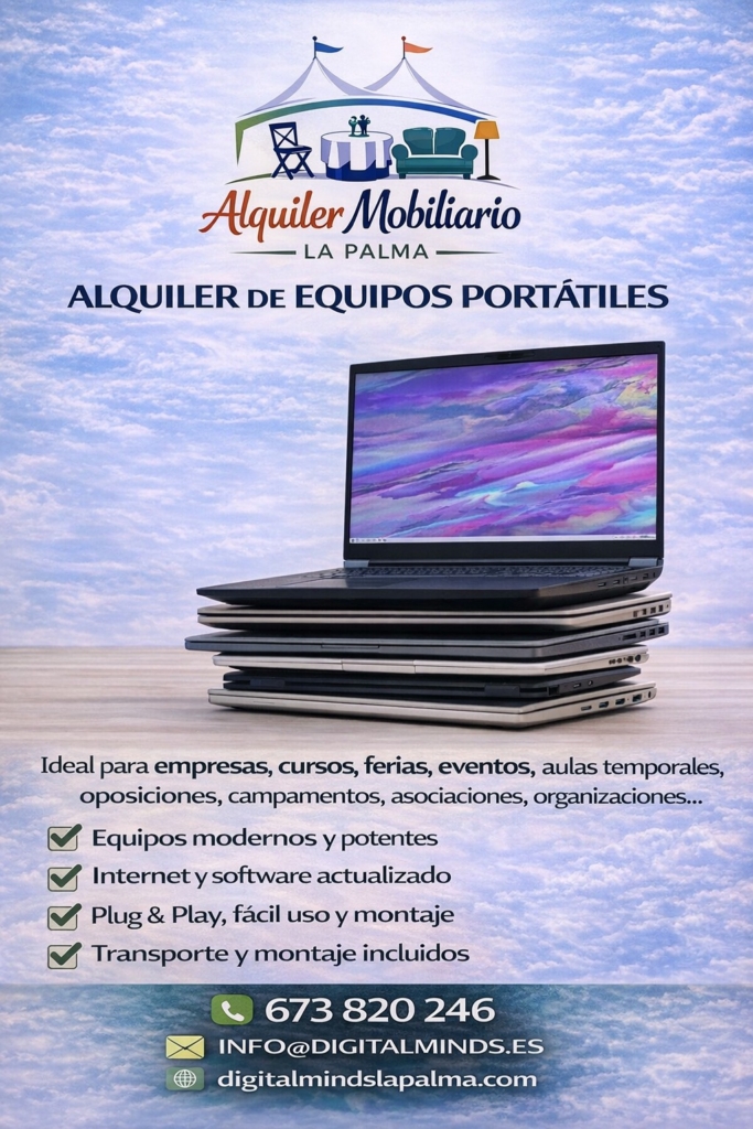 Alquiler de equipos portátiles